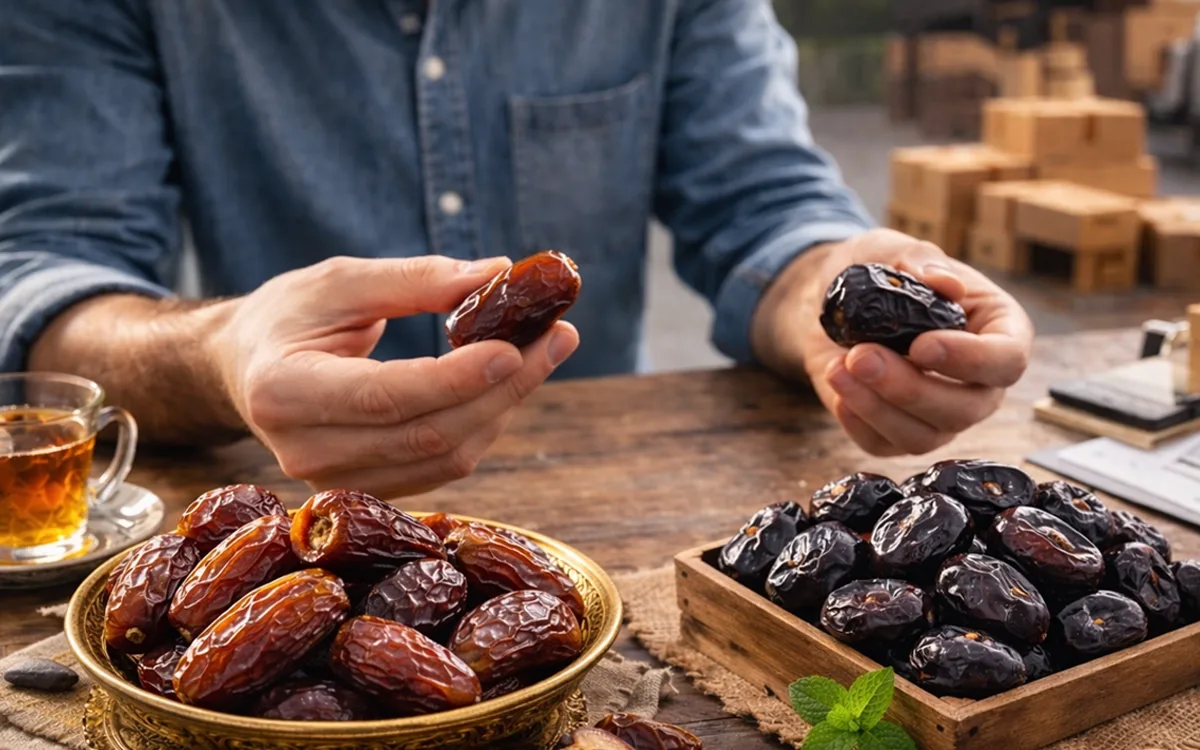 مقایسه خرمای پیارم و مضافتی برای مصرف